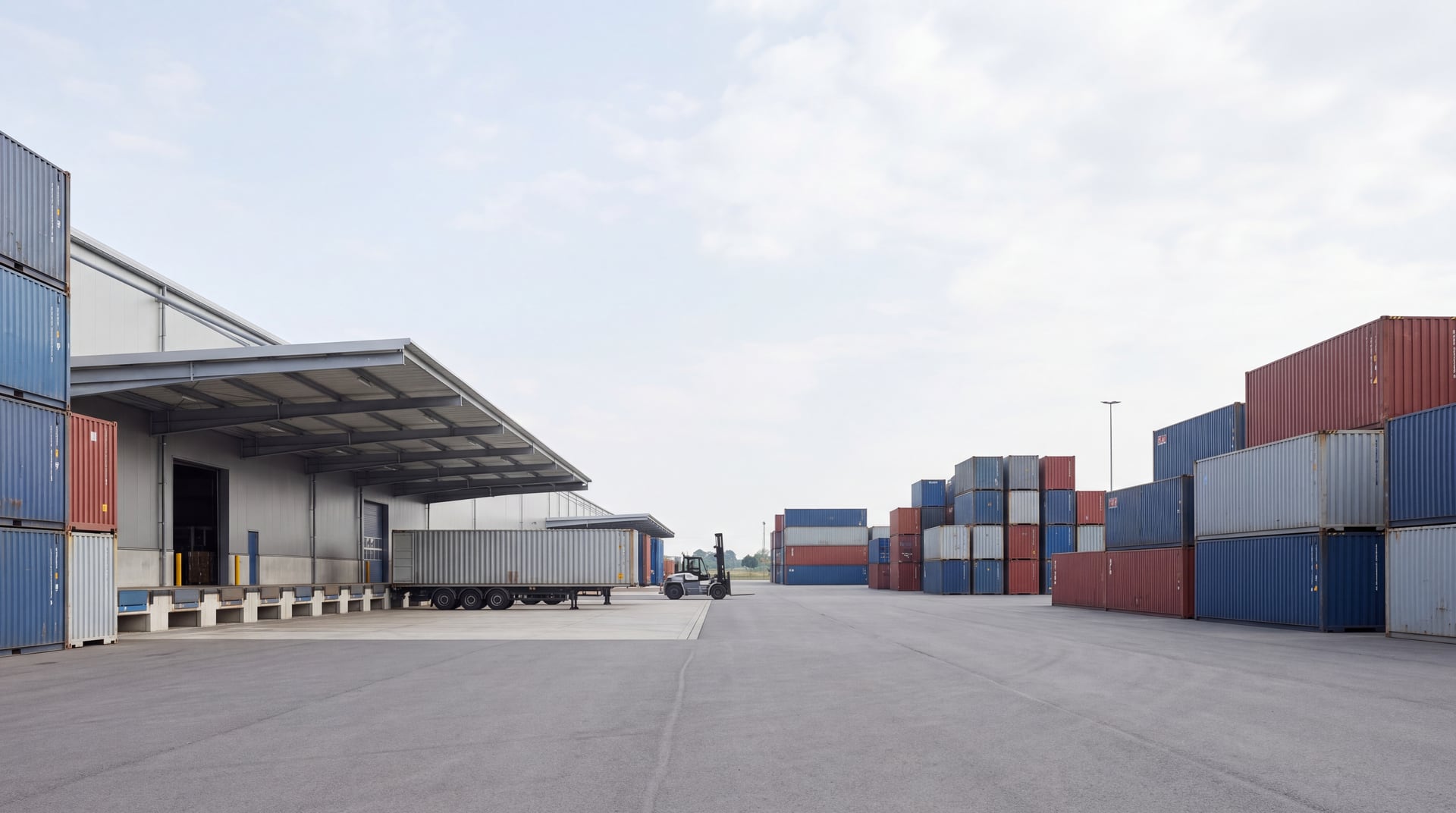 Neutral logistics terminal supporting international trade