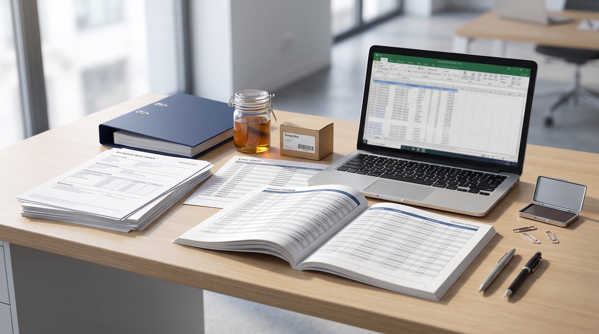 Supplier documentation and product portfolio prepared for submission